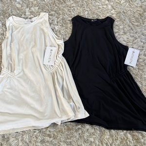 Two NWT Athleta Cinch Tanks